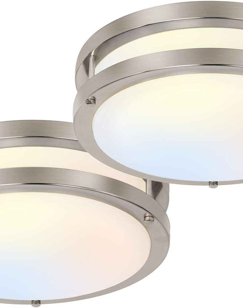 hykolity 13 inch Flush Mount LED Ceiling Light Fixture,1300LM,5CCT
